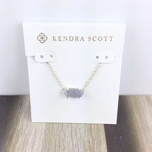 Kendra Scott Ever slate gold necklace
